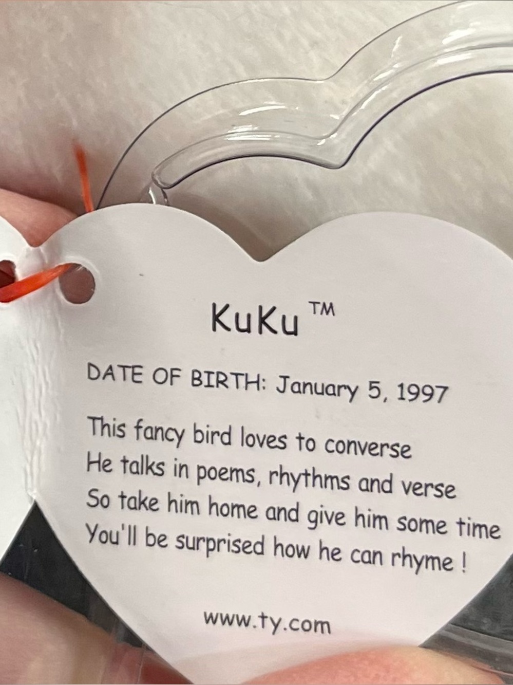 Ty Beanie Baby:Kuku - Picture 5 of 6